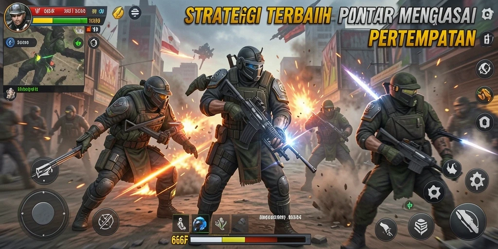 Tampilan gameplay <strong>666F</strong> yang intens dan strategis.
