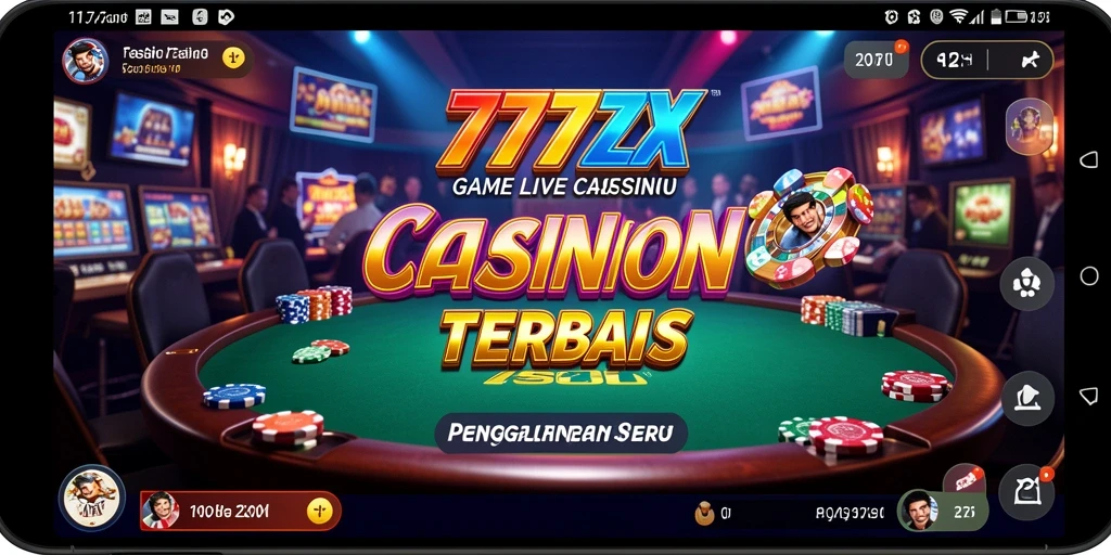 Gameplay Live Casino yang menyerupai kasino nyata.