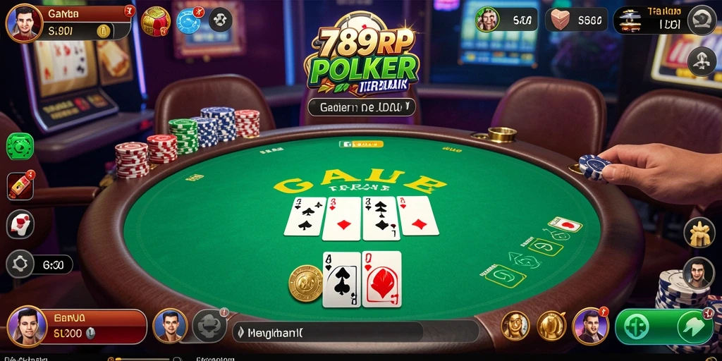 Tangkapan layar gameplay poker yang menarik dan mendebarkan.