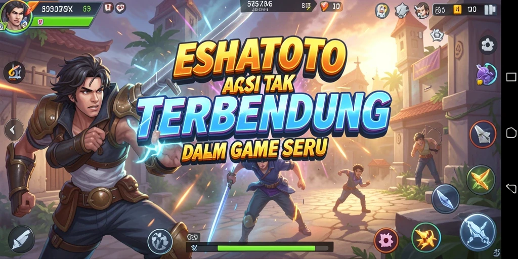 Tangkapan layar gameplay ESHATOTO dengan aksi yang mendebarkan.