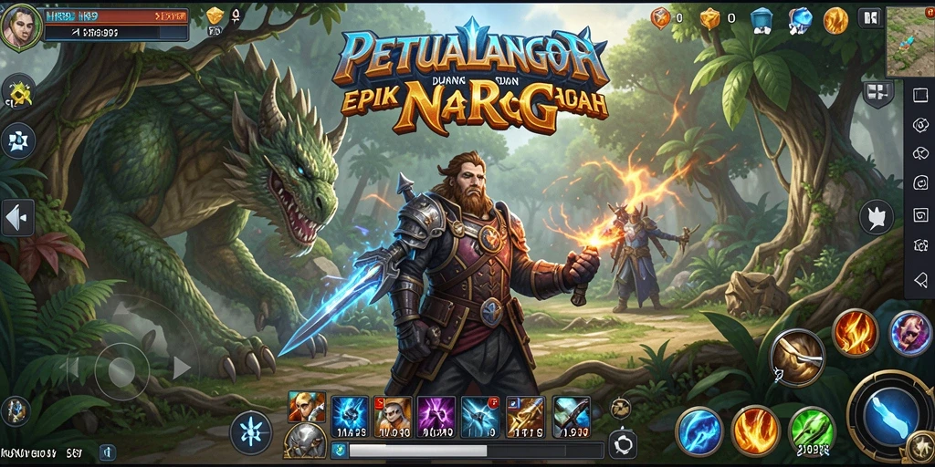 Tampilan gameplay RPG HR89 yang menarik dan dinamis.