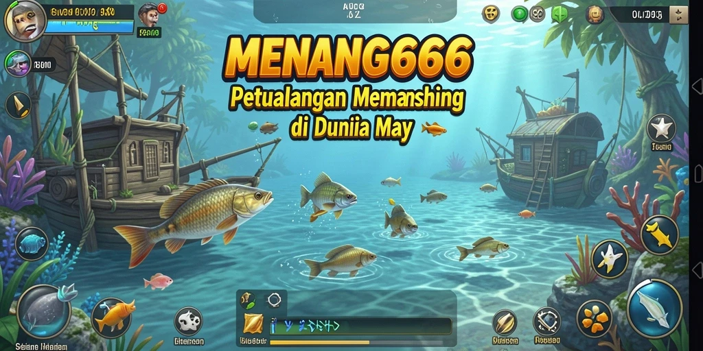 Tampilan gameplay memancing yang seru di MENANG666.