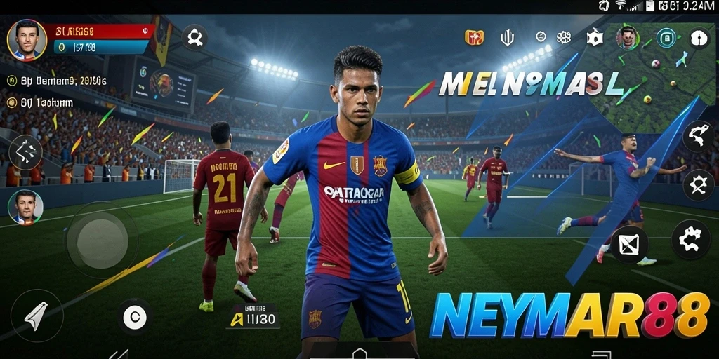 Tampilan antarmuka pengguna NEYMAR88 yang mudah dipahami.