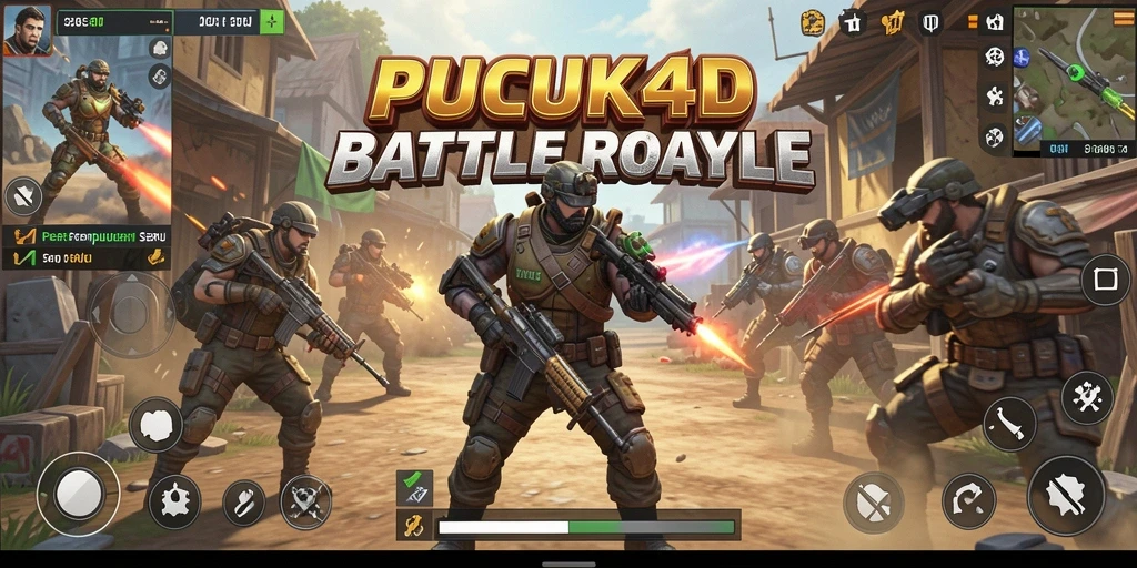 Tampilan mendebarkan dalam pertarungan Battle Royale PUCUK4D.