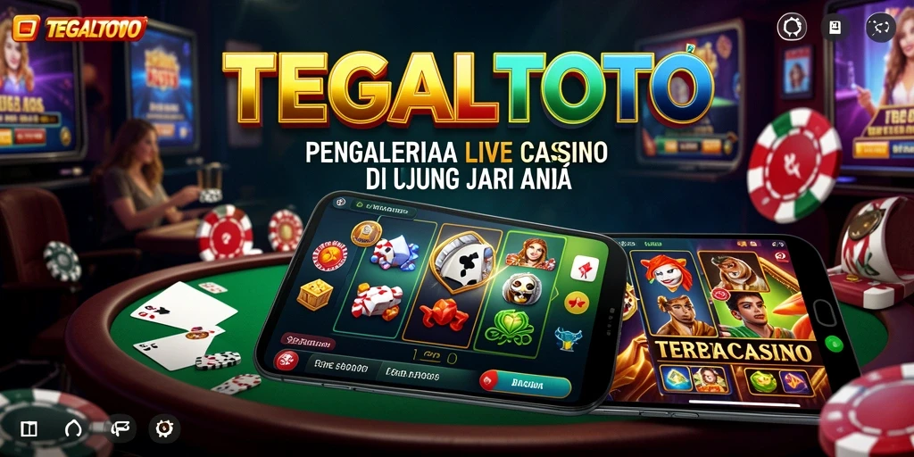Screenshot gameplay TEGALTOTO yang menampilkan suasana kasino langsung.
